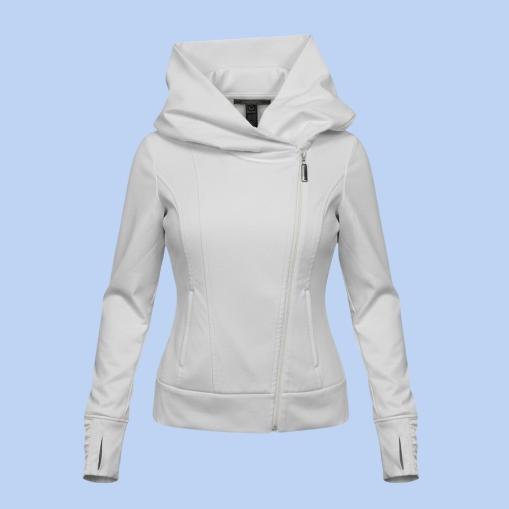 Asmar Equestrian Tempo Tech Womens L Hooded Zip Up Activewear Jacket Excellent